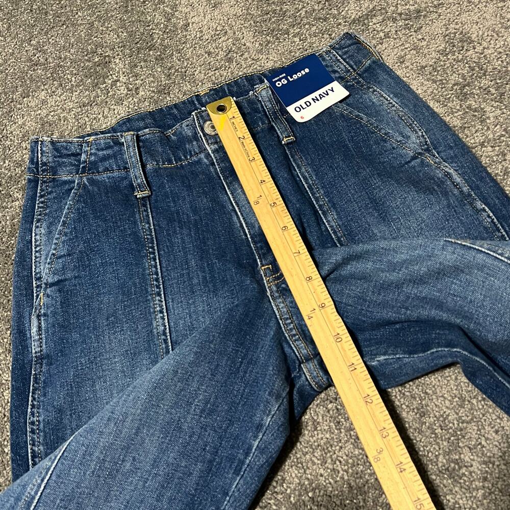 Old Navy High Rise OG Loose Jeans Womens Size 6 Relaxed New - Picture 6 of 9